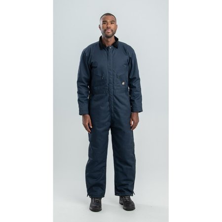 BERNE Heritage Twill Insulated Coverall, Navy - 5XL I414NVR640